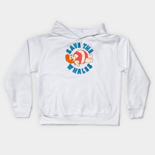 Save the Whales Kids Hoodie